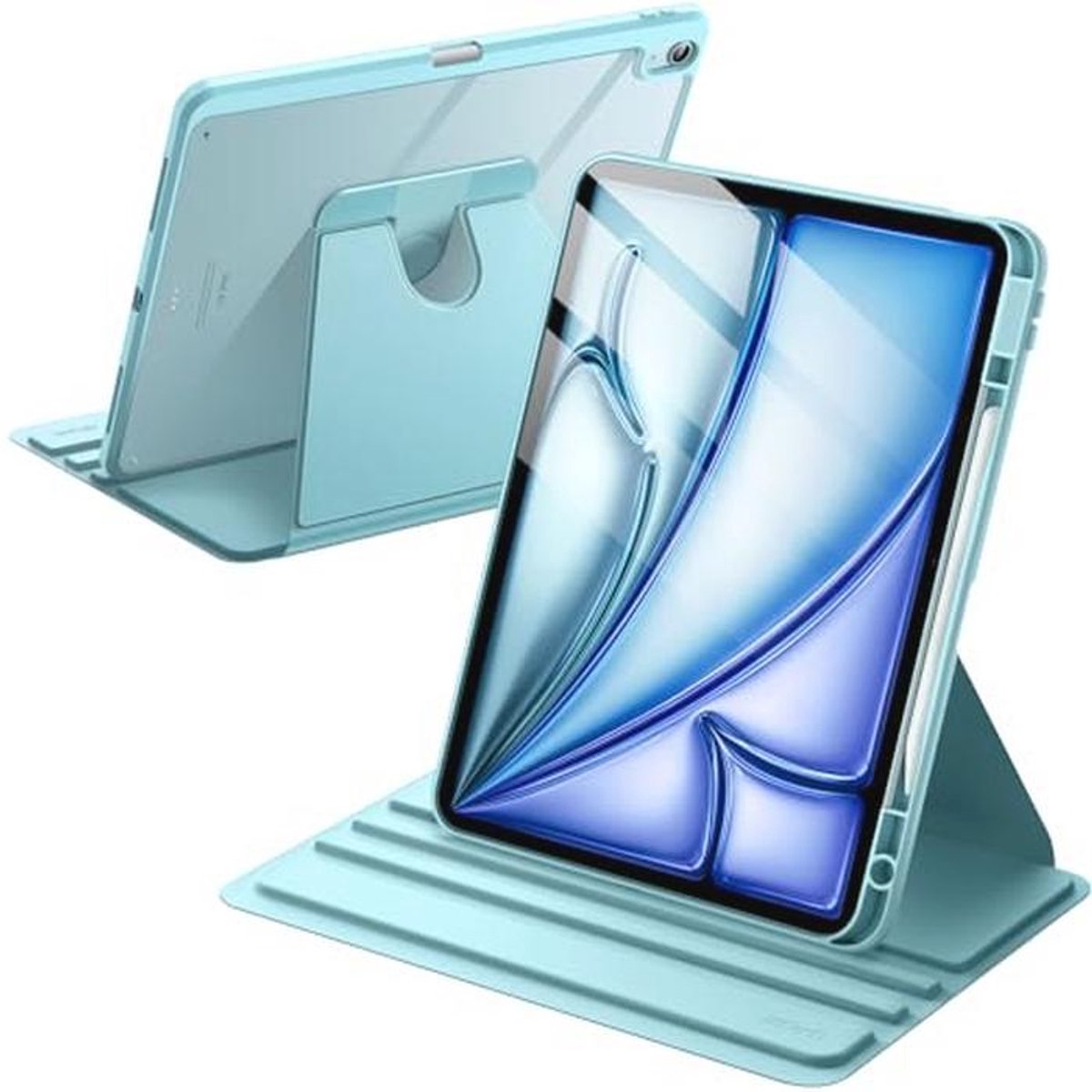 Rotating Case voor iPad Air 13-Inch met Pencilhouder en 360 Graden Rotatie