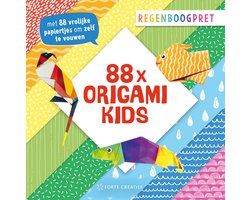Omslag van 88x origami kids - Regenboogpret