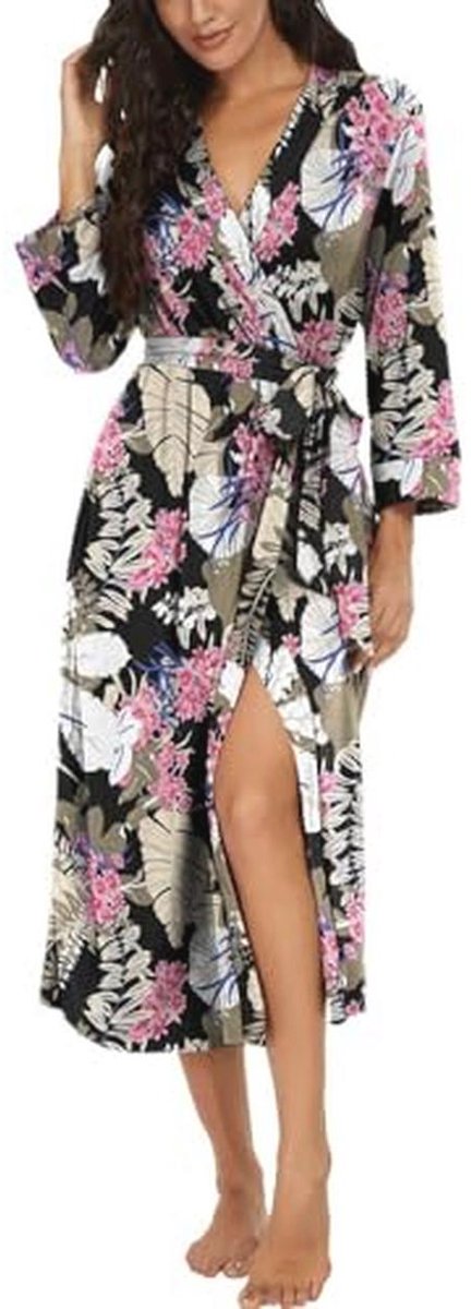 Zachte Gebreide Badjas voor Dames - Korte of Lange Loungekleding