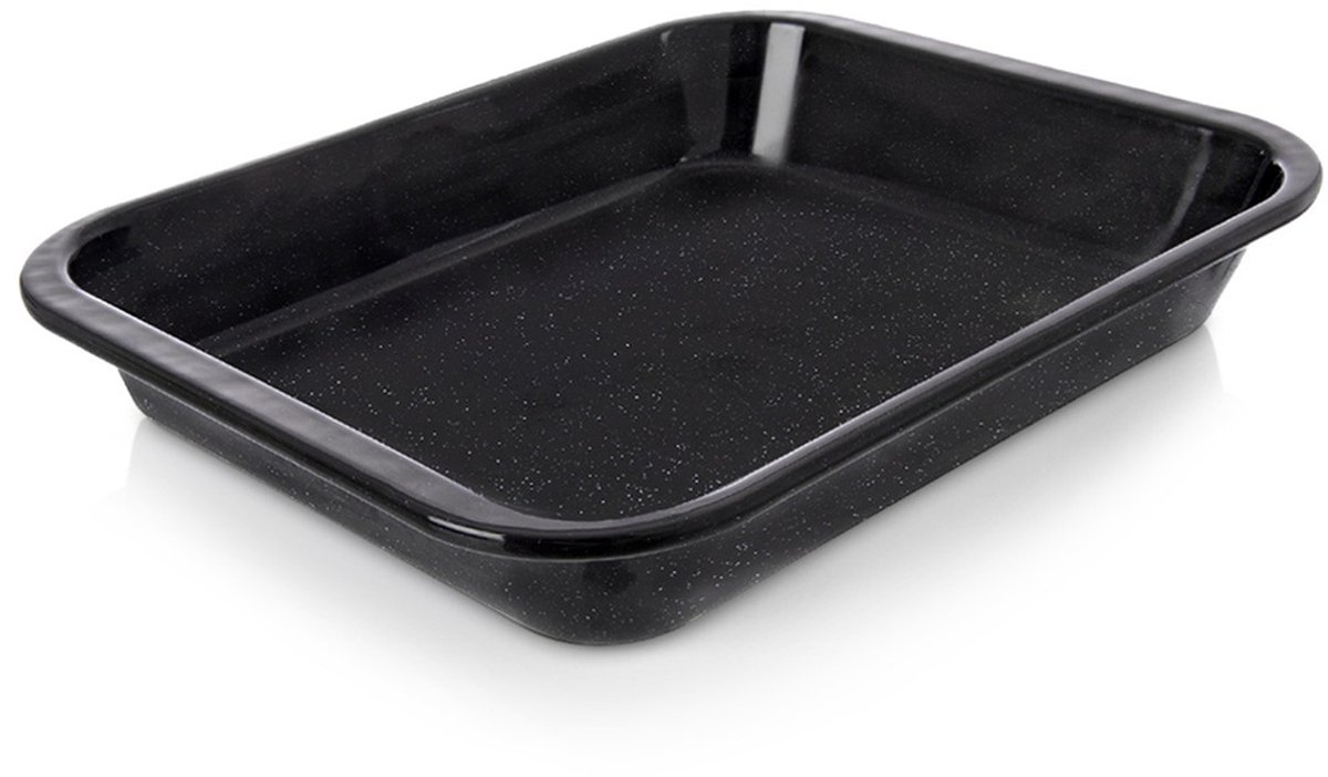 Bakplaat Geëmailleerd Rechthoekige Diep 31x25x4,5 cm - voor Bakken - voor De Oven
