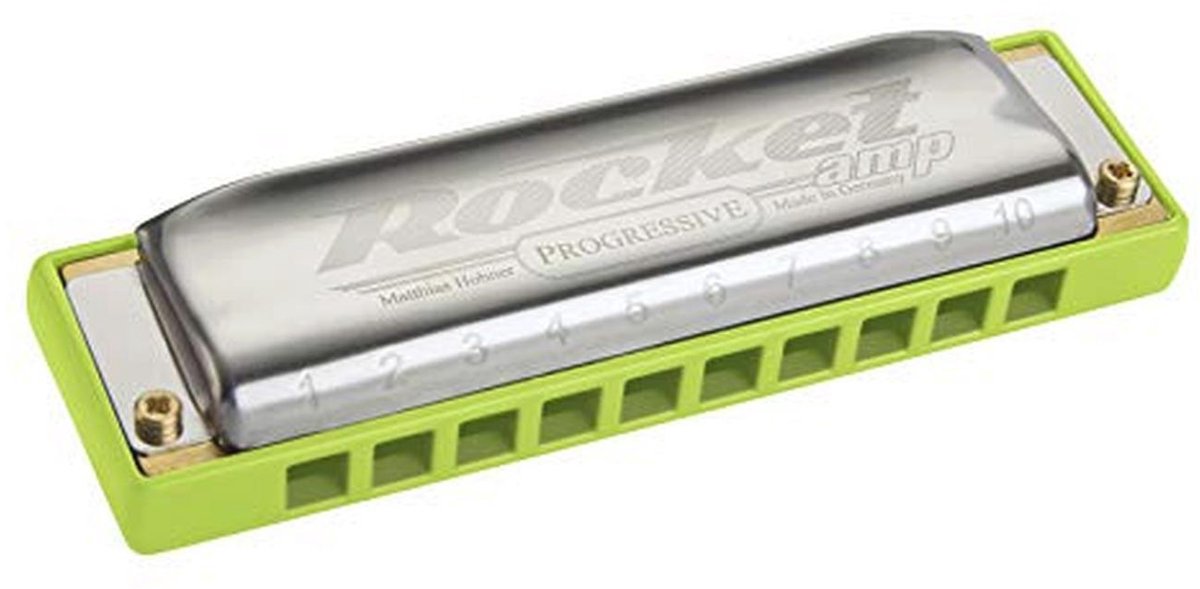 Mondharmonica met krachtige klank en ergonomisch ontwerp