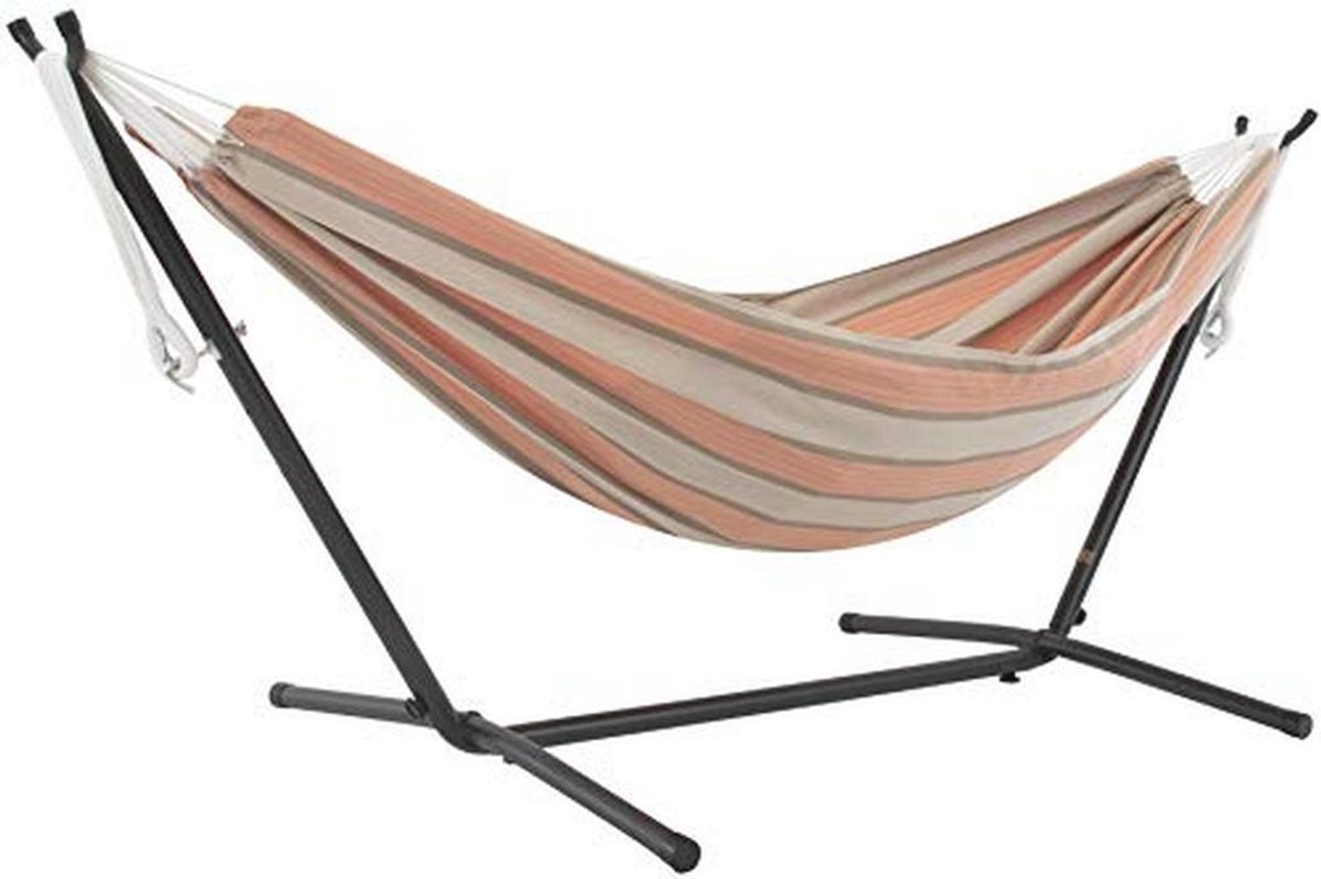 Dubbele Hangmat met Standaard - Weerbestendig en Comfortabel