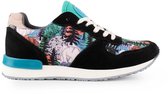 Inkkas, Spirit - Bear, Sneaker Femme, Daim, Imprimé naturel, semelle en caoutchouc EVA , Vintage, Taille 37