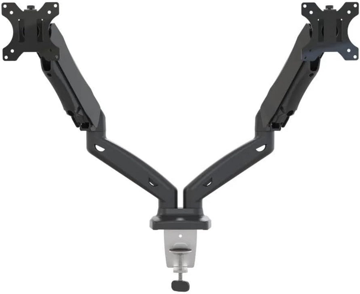 Dubbele Monitor Arm voor Bureau, Gasveer, Zwenkbaar en Hoogteverstelbaar voor 13-29 inch Schermen