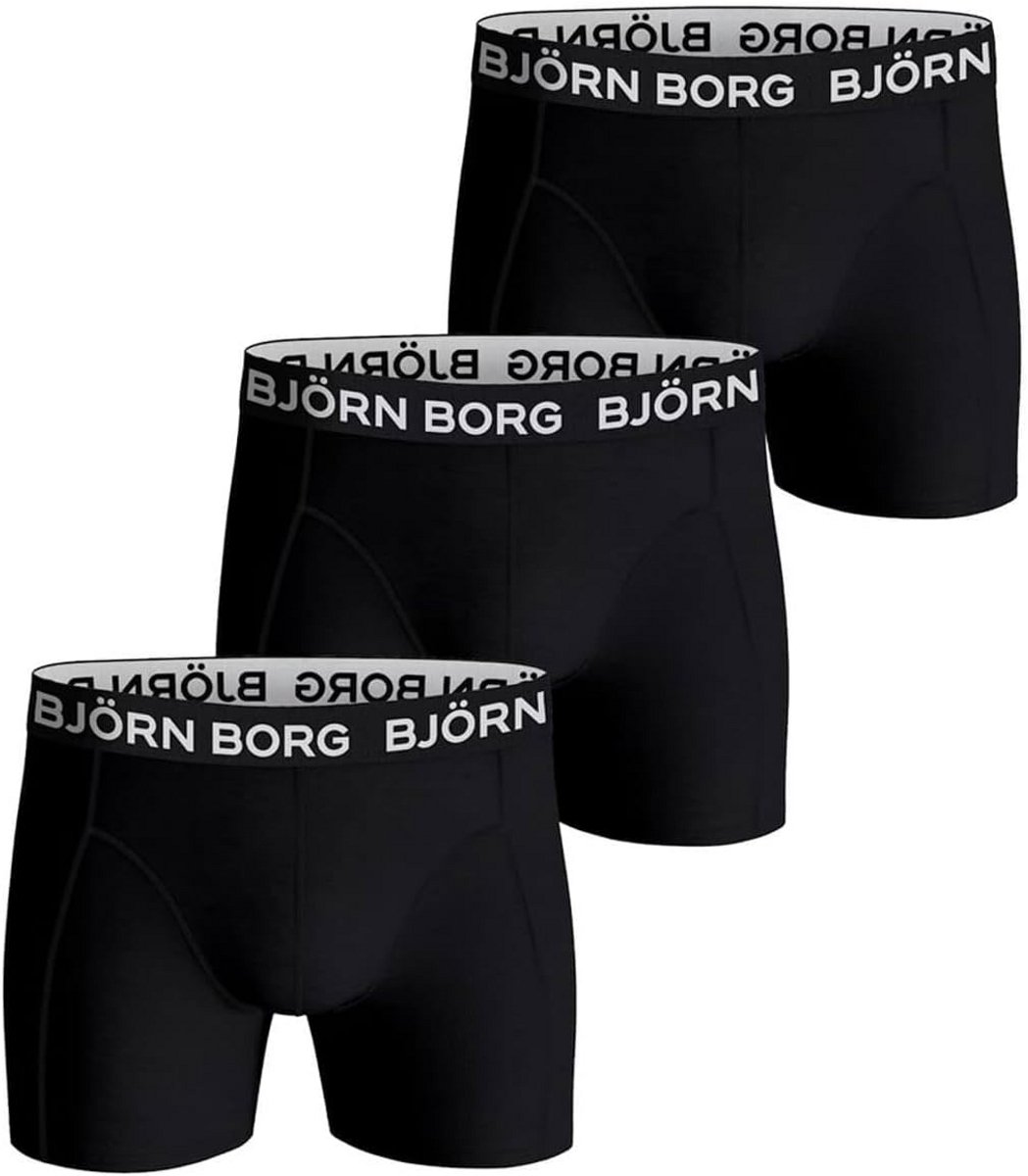Heren Boxershorts Katoen Stretch (3-Pack) met Iconische Elastische Tailleband