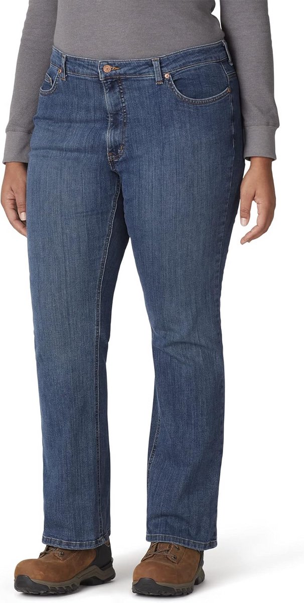 Dames Jeans Bootcut Stretch Plus Size Perfecte Pasvorm