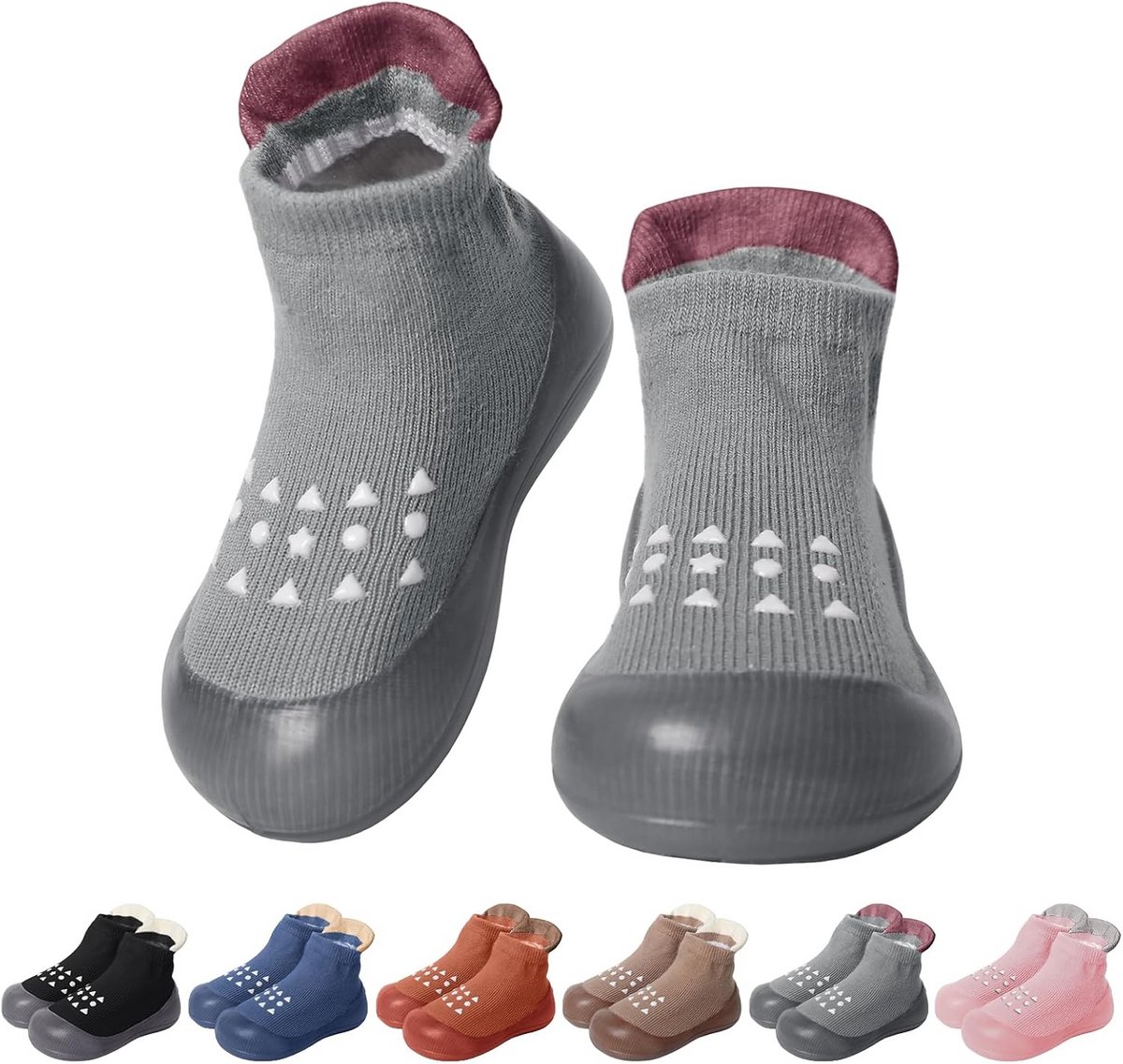 Babyslofjes Antislip Zachte Zool Wandelschoenen Kruipschoenen voor Baby en Kind