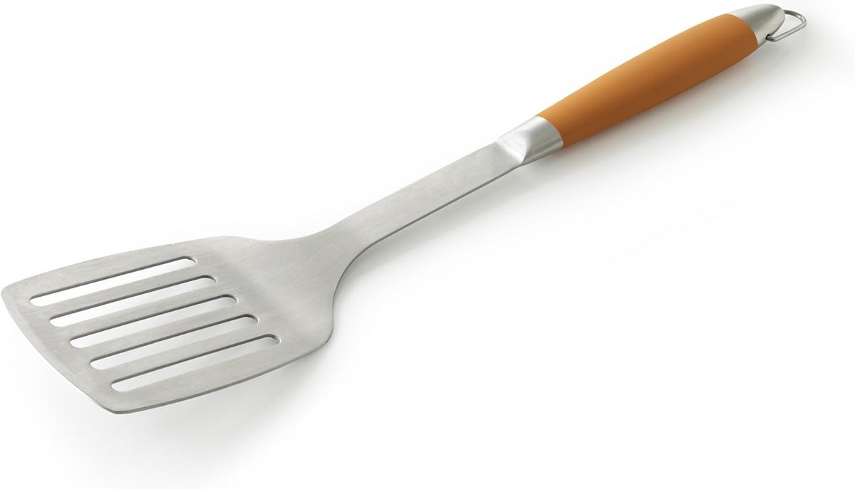 Professionele Grillspatel met Hittebestendig Siliconen Handvat - Voor BBQ en Serveren