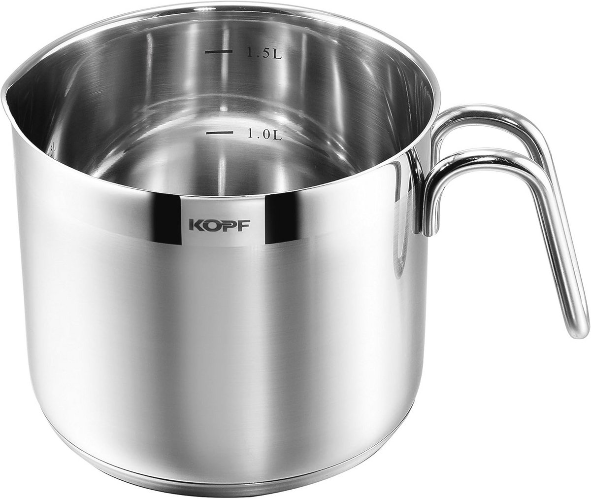 Inductie Steelpan Ø 20 cm met Glazen Deksel - Roestvrij Staal