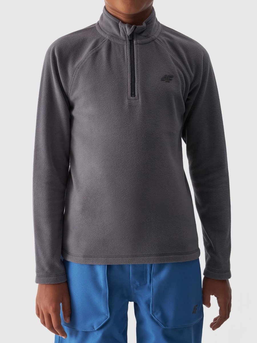4F Jongens Grijze Thermische Fleece Onderkleding 4FWarm Technologie voor Optimaal Warmtecomfort en Beweeglijkheid Veelkleurig