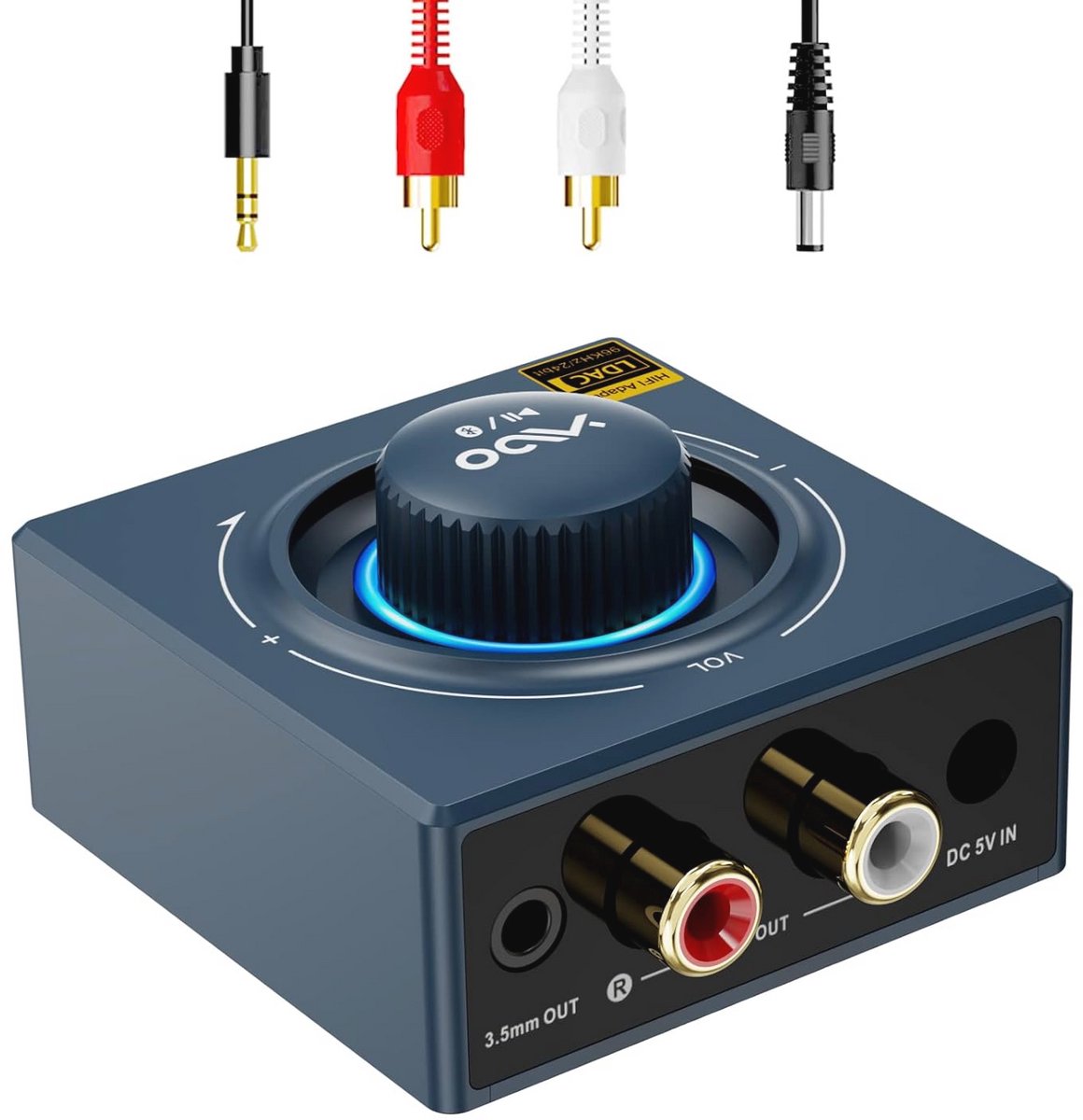 Bluetooth Audio Ontvanger met Lage Latentie en HiFi Geluidskwaliteit voor Thuisstereo