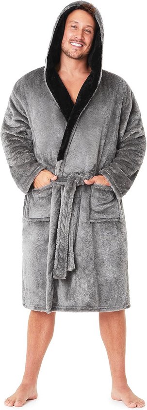 Luxe Herenbadjas 4839.19 met sjaalkraag Cawo 48, 50, 52, 54, 56, 58 online