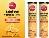 Roter Gebufferde Vitamine C 500 mg - Ondersteunt de natuurlijke weerstand - Vriendelijk voor maag en darmen - Sinaasappelsmaak - 2x 12 kauwtabletten