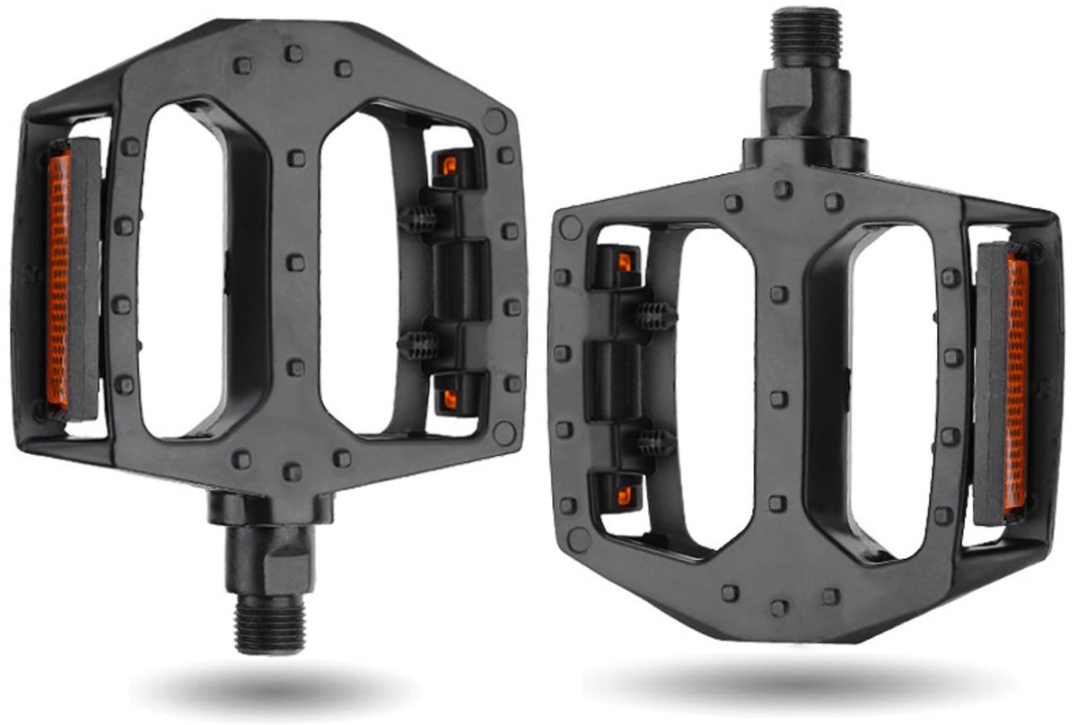 Bicycle Pedals, Aluminium Alloy, MTB, E-Bike, Trekking Bike, Non-Slip Reflectors