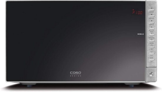 Micro-ondes Caso HCMG 25, 900 W, 25 litres, noir, acier inoxydable