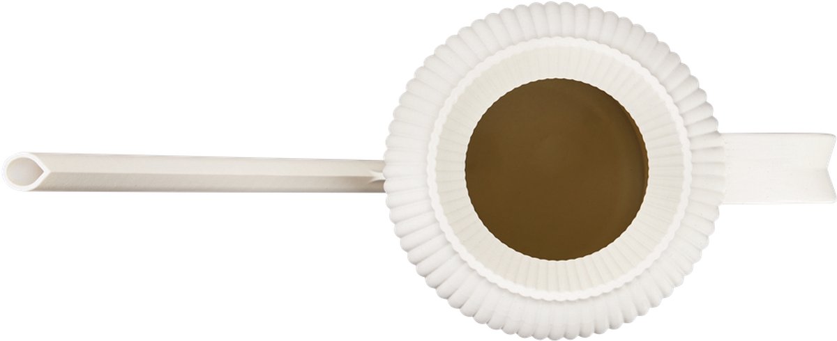 Elho Vibes Fold Gieter 1.7ltr - Gieter voor Binnen - 100% Gerecycled Plastic - L25.2 x B7.4 X H21 - Linnen wit
