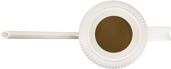 Elho Vibes Fold Gieter 1.7ltr - Gieter voor Binnen - 100% Gerecycled Plastic - L25.2 x B7.4 X H21 - Linnen wit