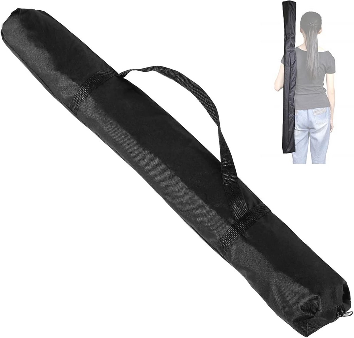 Draagtas voor Statief en Fotografie Accessoires - Zwart Nylon, 118 cm