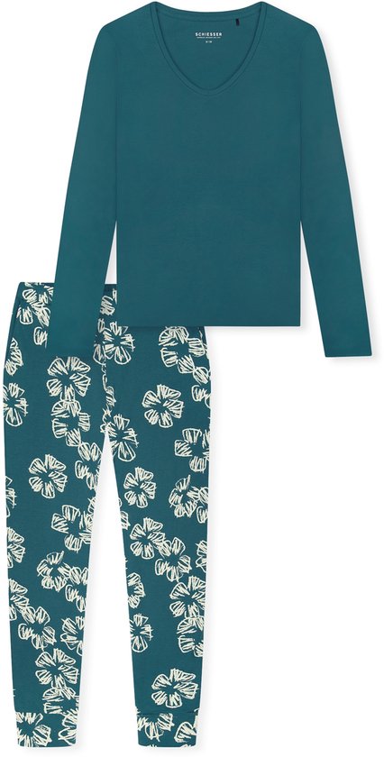 UNCOVER BY SCHIESSER Pyjama donkerblauw/paars goedkoop kopen