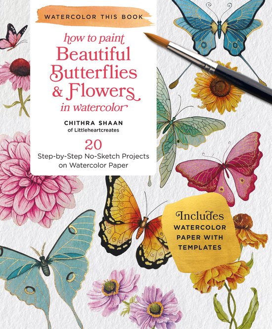 Watercolor This Book- How to Paint Beautiful Butterflies and ... - cover