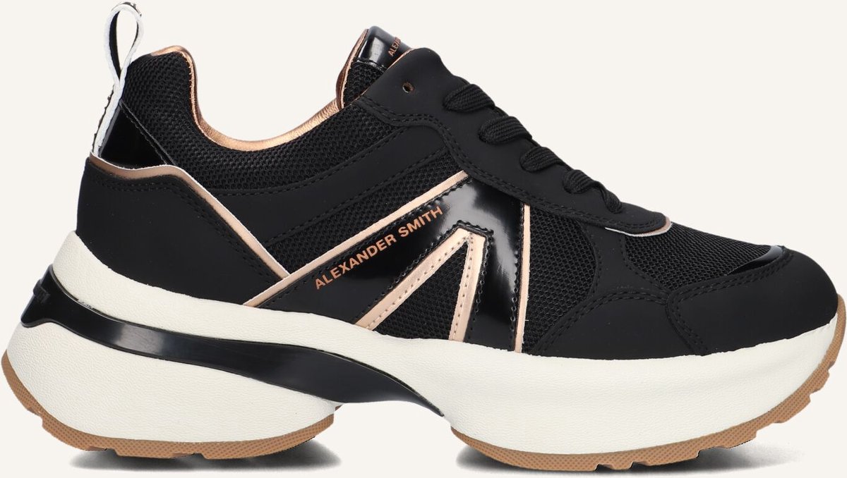 Alexander Smith Victoria Sneakers - Textiel - Dames - Zwart - Maat 38