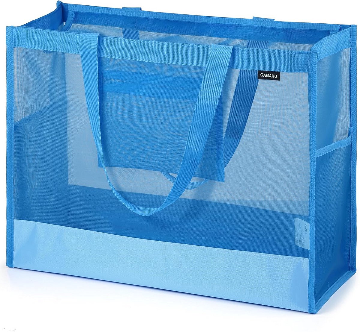 Extra Grote XL Strandtas met Rits voor Familie en Strandbezoek - Blauw