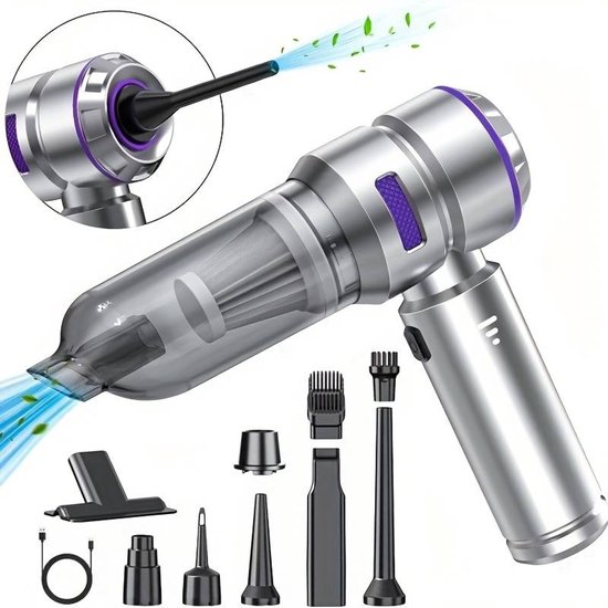 Draadloze autostofzuiger, verwijdert moeiteloos al het vuil - Draadloze - €46,39