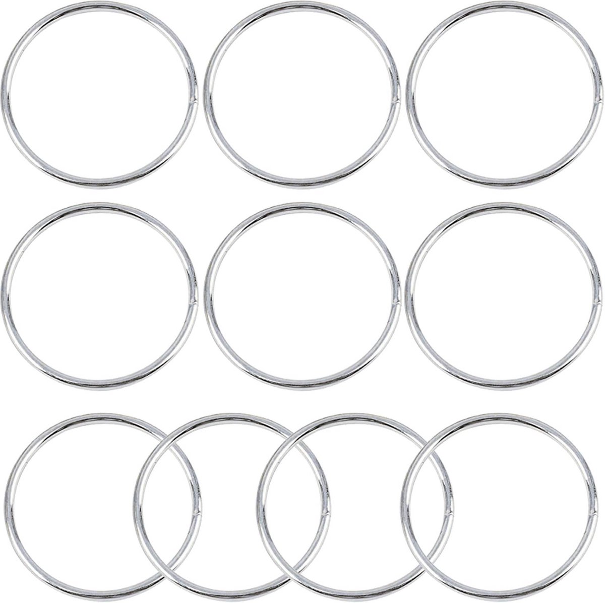 10x Metalen Cirkels 15 cm - Ideaal voor Dromenvangers, Bloemenkransen en DIY Decoratie