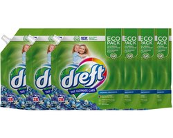 Dreft Vloeibaar Wasmiddel Ochtendfris Navulverpakking 28 Wasbeurten - 6 x 1,26 liter - Voordeelverpakking