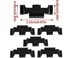 6x Koplamp Sierlijst Clips Vervanging voor Mini Cooper modellen R55 t/m F56