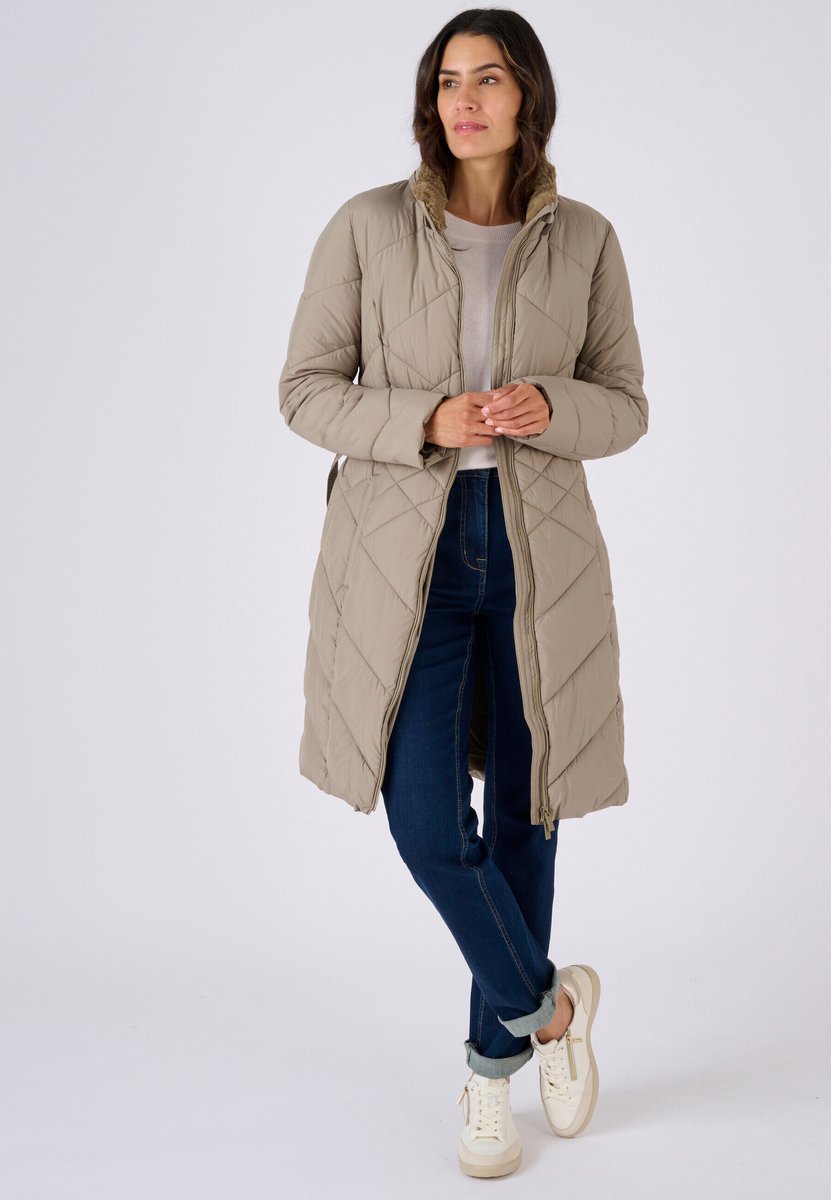 Damart Thermolactyl parka met riem Dames – 46-48 Bruin