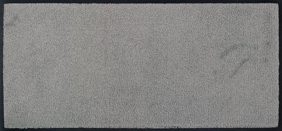 Unyqoos Wasbare grijze deurmat voor binnen en buiten met antislip en geluidsdemping, grijs, 35*75 cm