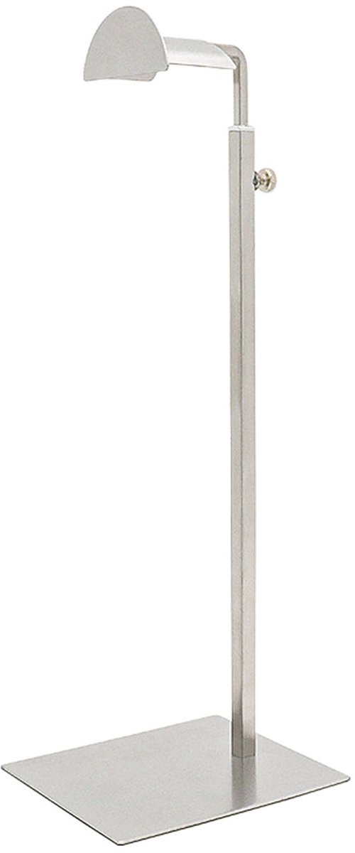 Unyqoos Verstelbare metalen standaard voor handtassen en accessoires met elegant ontwerp zilver