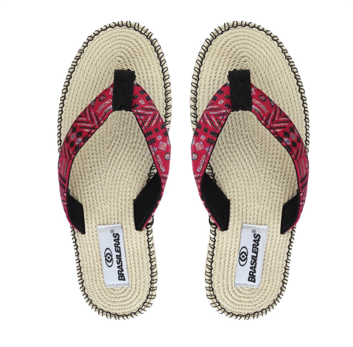 Brasileras sandalen dames- Rood- 36