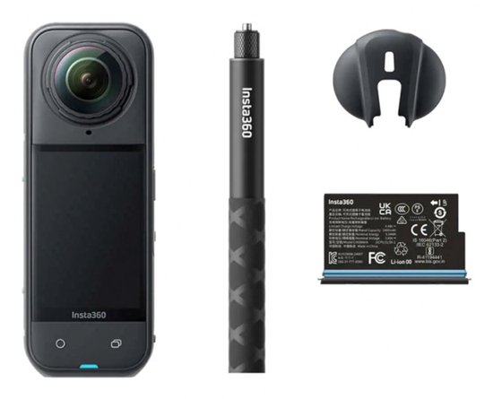 Insta360 X5 Starter Bundle – Actioncam - Zwart - Inclusief Accesoires