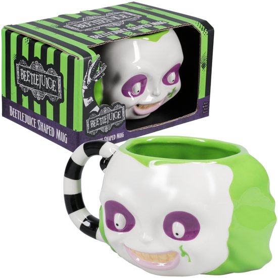 Beetlejuice - Beetlejuice Hoofd Vormige Mok 300ml van $ — afbeelding 4