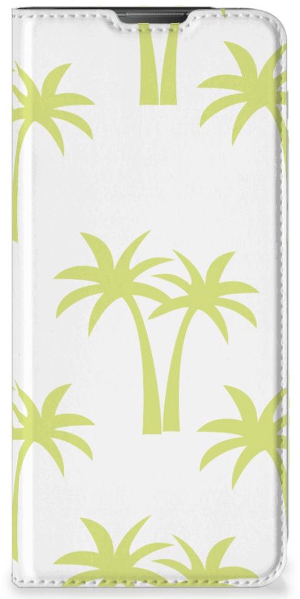Standcase Hoesje voor Motorola Moto E20 Smart Cover Palmtrees