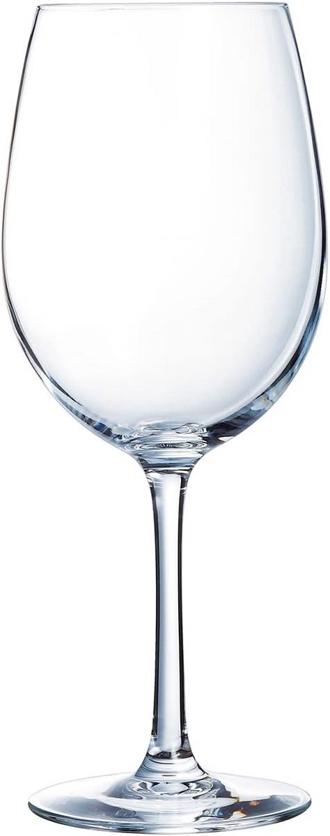 Set van 12 Elegante Wijn- of Proefglazen van Glas - 58 ml Inhoud - Tulpenmodel