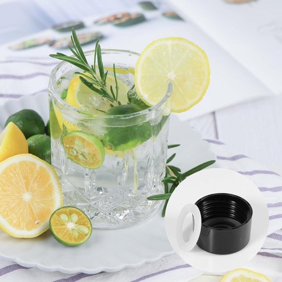 6 Verpakkingen van Siliconen O-Ringen voor Soda Maker Flessen, Wit, Vervangende Afdichtingspakking voor PET en Plastic Flessen - Keukenaccessoires, Frisdrank Apparaat, Afdichting — afbeelding 3