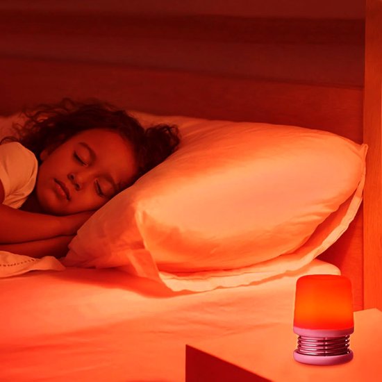 Dimbare Nachtlamp met Amber & Rood Licht (Geen Blauw Licht) - USB-C Oplaadbaar voor Lange Nachten — afbeelding 4