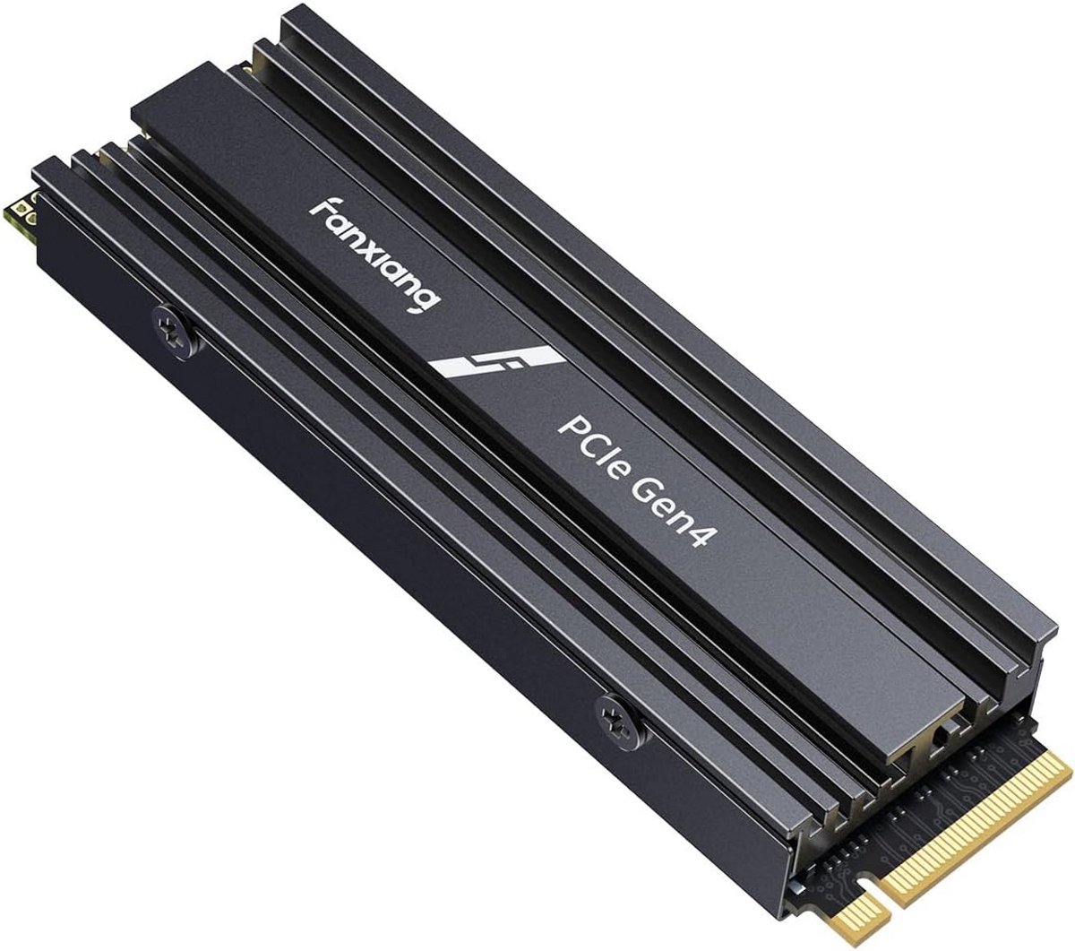 Interne NVMe M.2 SSD 1TB/2TB PCIe Gen4x4 - Supersnelle Opslag tot 7100 MB/s met Koellichaam voor PC en Laptop