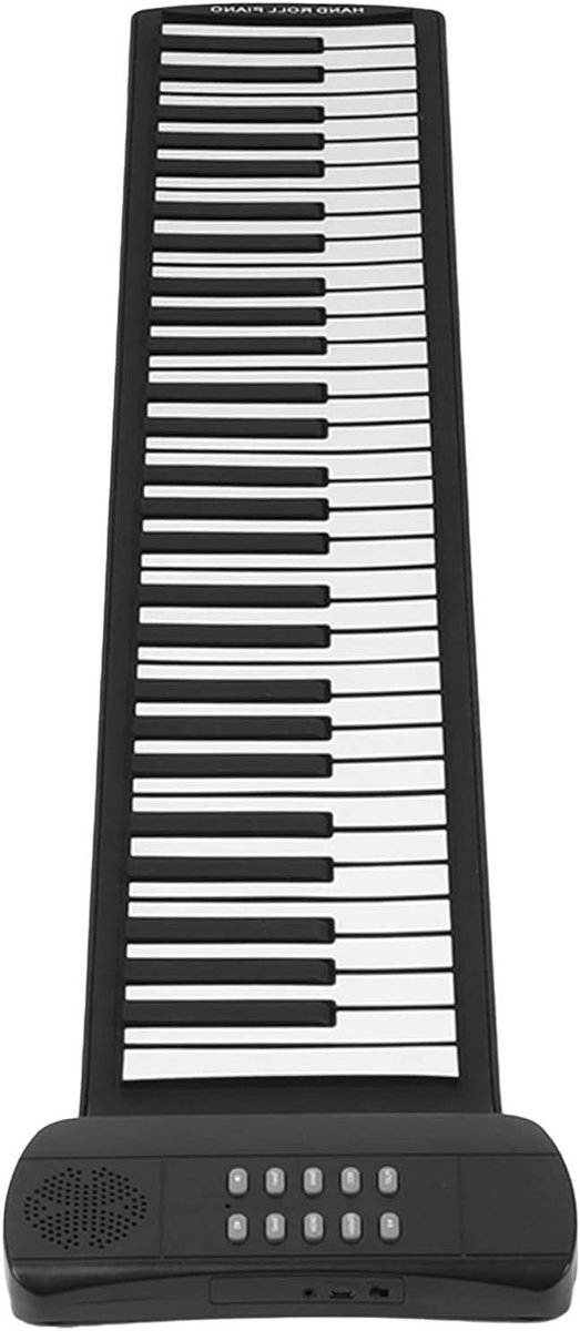 61 Toetsen Draagbare Oprolbare Piano met Tonen en Demos - MIDI-ondersteuning