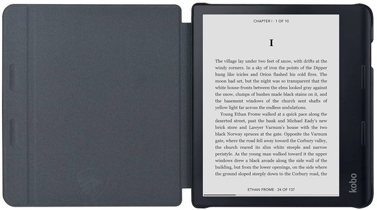 Slimfit Hoesje Sleepcover Geschikt voor Kobo Sage Hoes Roze goud - ereader hoesje - cover van Slimfit — afbeelding 4