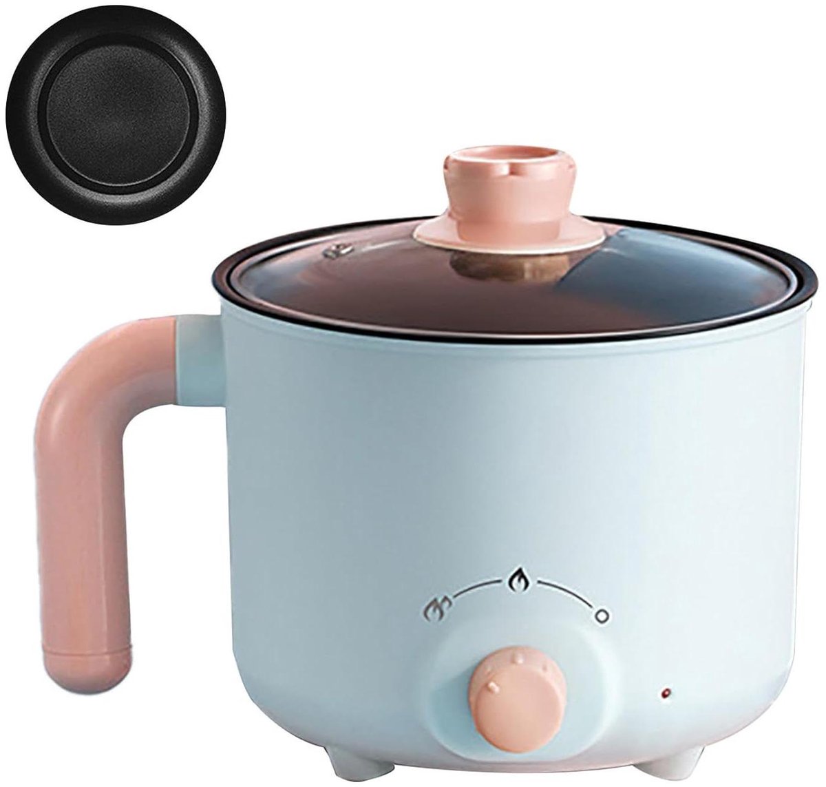 Elektrische Hot Pot - Mini Soeppot, Noedelpot, Draagbare Kookpot - Thuis Koken Opwarmen Stomen - Multifunctioneel en Compact - 80 Karakters.