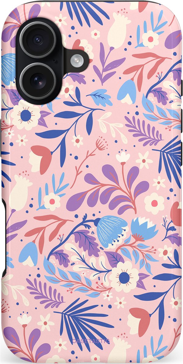 Casetastic Hoesje Geschikt voor Apple iPhone 17 MagSafe - Stijlvolle Beschermende Duo-layer Case - Bloeispel