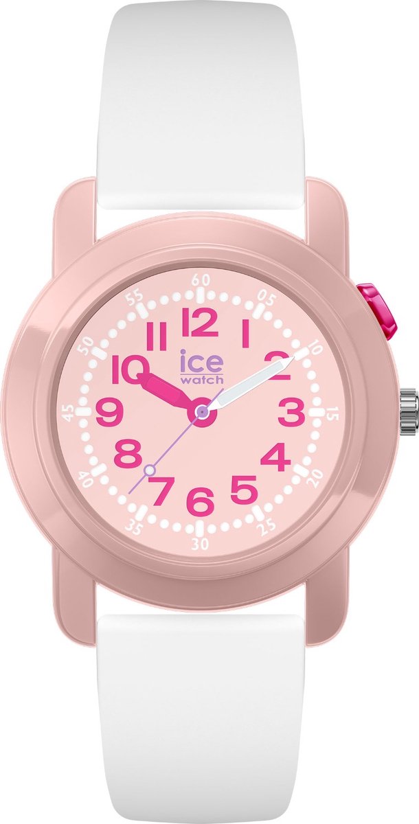 Ice Watch ICE find - White - Pink 024914 Horloge - Siliconen - Wit - Ø 34 mm