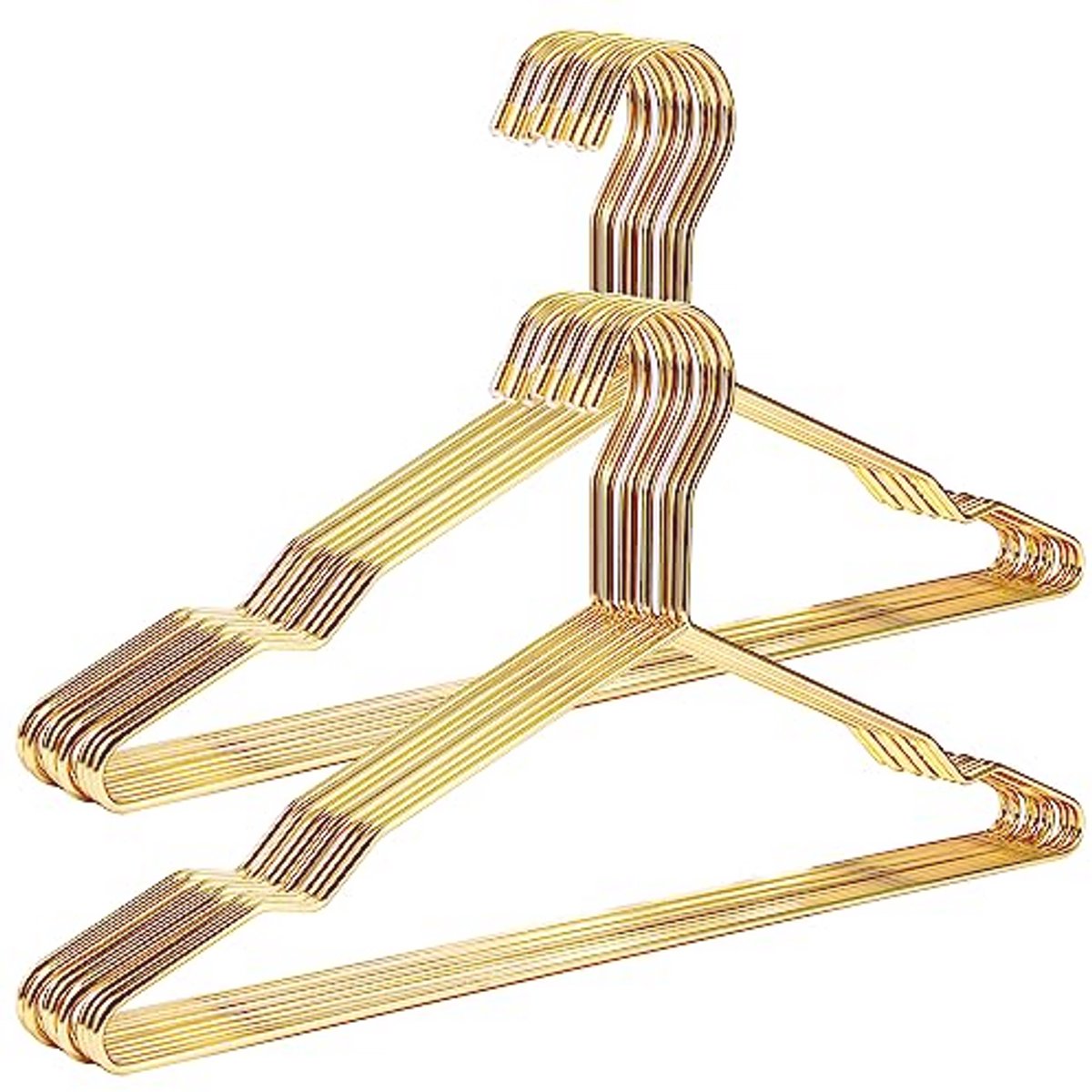 Ruimtebesparende Metalen Kleerhangers - 20 Stuks - Duurzaam en Modern Ontwerp