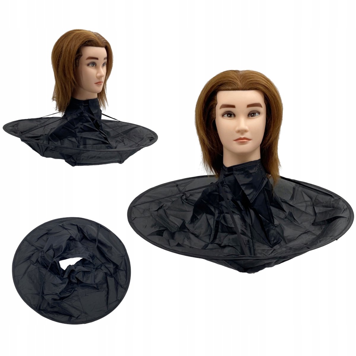 Kap van de Kapper - Waterdichte Cape voor Knippen - Zwart