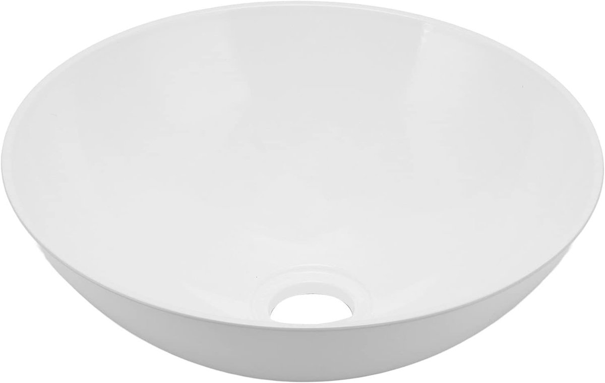 Ronde Wasbak - 329x129mm - Moderne Acryl Scheepssink voor Caravans Campers Jachten Badkamer