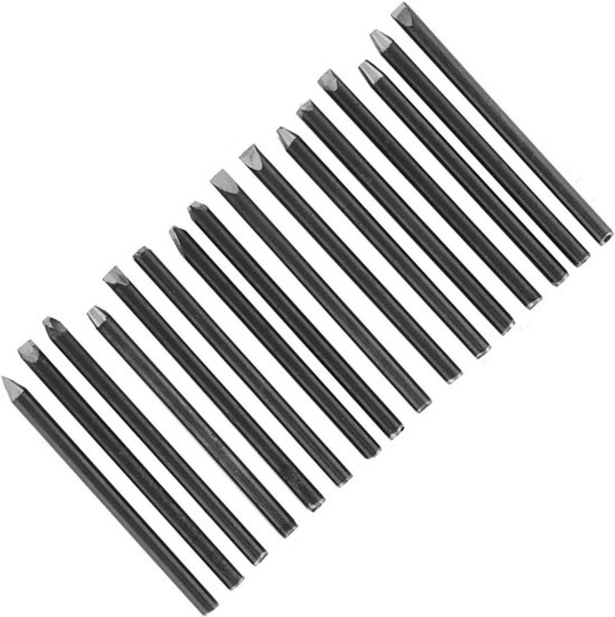 Chisel Tool Set - Metal Chisel Tool for Hand Carved Jewelry - DIY Jewelry Cutting Tools (16 Bars)